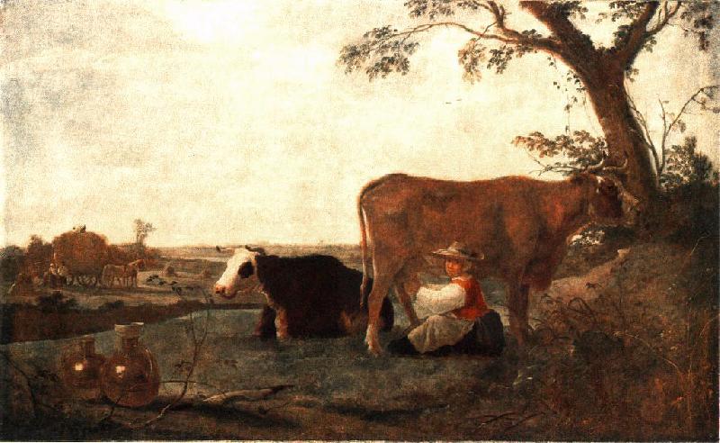 CUYP, Aelbert The Dairy Maid dfg oil painting image